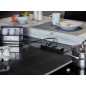 EVOline BackFlip CUISINE 2x250V,1xUSB,lacuit alb mat